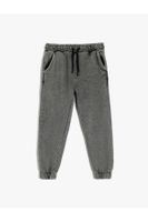 Koton Sweatpants with Waist Tie and Pocket Detail, Cotton