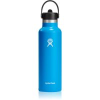 Hydro Flask Standard Mouth Straw Cap termovka barva Blue 621 ml