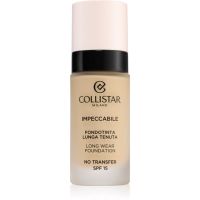 Collistar Impeccabile Long Wear Foundation dlhotrvajúci make-up SPF 15 1N Avory 30 ml