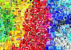 Coloured Things - puzzle z kategorie Umělecké