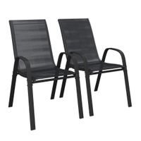 Ambia Garden SADA ZÁHRADNÝCH KRESIEL, kov, textil