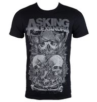 metal majica moška Asking Alexandria - Skull Stack - ROCK OFF - ASKTS15MB ASKTSP15MB S