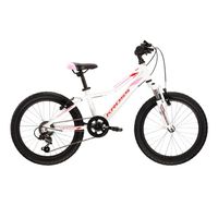 Odhlehčené dětské kolo Kross Lea Mini 2.0 20" Gen 003 • 110-135 cm • 11,6 kg 11" (110-135 cm) bílá/červená/růžová