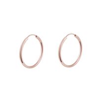 Olivie Strieborné 2cm KRUHY ROSE 7082