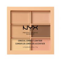 NYX Professional Makeup палитра с коректори - Conceal, Correct, Contour Palette – Light (3CP01)