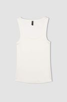 DEFACTO Slim Fit Round Neck Ribbed Camisole Athlete