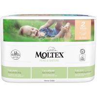 Moltex Pure & Nature Mini Size 2 одноразові ЕКО-підгузки 3-6 kg 38 кс