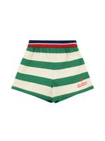Striped Cotton Jersey Shorts