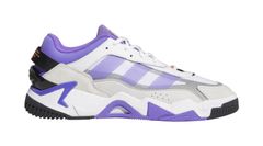adidas Niteball 2.0 White/Purple - Pánske - Tenisky adidas - Biele - GX0775 - Veľkosť: 46 2/3