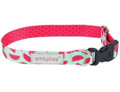 Amiplay állítható nyakörv BeHappy Watermelon | Kutyanyakörv