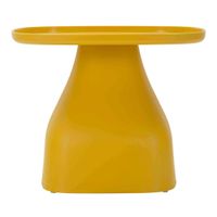 KONFERENČNÝ STOLÍK, žltá, plast, 48/48/38 cm