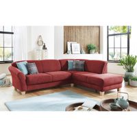 Sit & More ROHOVÁ SEDACIA SÚPRAVA, textil, červená