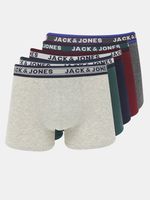 Jack & Jones Oliver Bokserice 5 kom siva