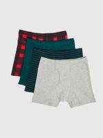 GAP Boxershorts 4 Stück Kinder Grau