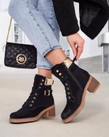 Resti Botki damskie na niskim obcasie Nedelin