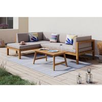 Ambia Garden TERASOVÁ SEDACIA SÚPRAVA drevo, textil