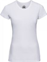Russell Žíhané dámské tričko z polybavlny 35% bavlna 65% polyester Barva: Bílá, Velikost: XXL Z165F