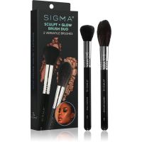 Sigma Beauty Brush Duo Beauty Sculpt + Glow набір щіточок для макіяжу для досконалого вигляду