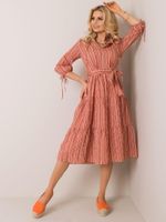 Dress-LK-SK-508005.07P-light brown