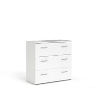 Livetastic KOMODA, biela, 74,1/69,9/36 cm