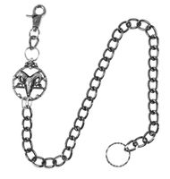 łańcuch Pentagram Skull