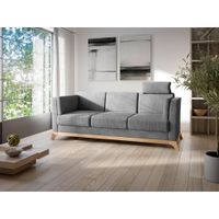 Sit & More TROJMIESTNA POHOVKA, textil, sivá