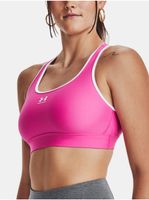 Růžová sportovní podprsenka Under Armour UA HG Armour Mid Padless