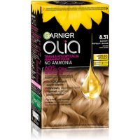 Garnier Olia Big Kit перманентна фарба для волосся відтінок 8.31 Golden Ashy Blond 1 кс