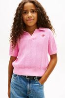 Tommy Hilfiger sveter s krátkym rukávom detský bavlnený