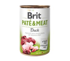 Brit konzerv Paté & Meat Duck 400 g | Kutyakonzerv