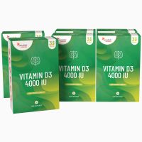 Vitamin D3 4000 IE hochdosiert. 180 vegane Kapseln. Hergestellt in der EU nach GMP-Qualitätsstandards | Essentials Sensilab