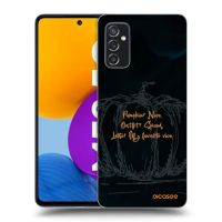 Silikónový prehľadný obal pre Samsung Galaxy M52 5G - Pumpkin