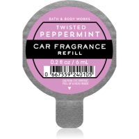 Bath & Body Works Twisted Peppermint dišava za avto nadomestno polnilo 6 ml