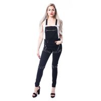 Damen Latzhose Vixxsin - VIA DUNGAREES - SCHWARZ S