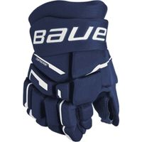 Bauer SUPREME M3 GLOVE-JR Юношески хокейни ръкавици, тъмносин, размер