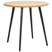 Xora JEDÁLENSKÝ STÔL, akácia, čierna, farba akácie, 80/80/76 cm