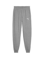 PUMA Sportske hlače  siva melange / bijela