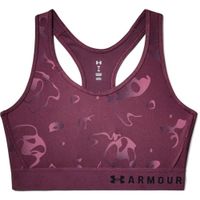 Dámská sportovní podprsenka Under Armour Mid Keyhole Print  Level Purple  S