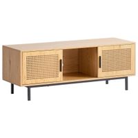 Livetastic NÍZKA KOMODA, farba duba, 120/46/40 cm
