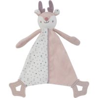 Petite&Mars Cuddle Cloth with Teether ninica z grizljajočim delom Deer Suzi 1 kos