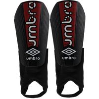 Umbro CYPHER GUARD W/ANKLE SOCK - JNR Детски футболни протектори, черно, размер