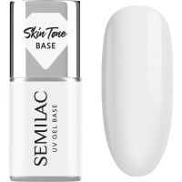 Semilac UV Gel Base Skin Tone Base Basislack für Gelnägel Farbton Coconut Cream 7 ml
