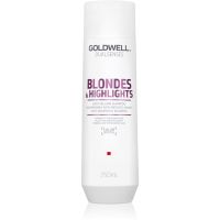 Goldwell Dualsenses Blondes & Highlights sampon szőke hajra semlegesíti a sárgás tónusokat 250 ml