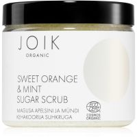 JOIK Organic Sweet Orange & Mint цукровий пілінг для тіла 210 гр