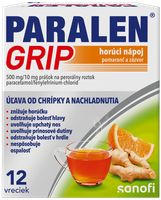 PARALEN Grip Horúci nápoj pomaranč a zázvor 12 vrecúšok