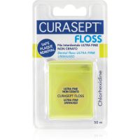 Curasept Dental Floss Ultra Fine Unwaxed ungewachste Zahnseide mit antibakteriellem Zusatz 50 m