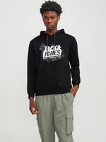 Jack & Jones Map Sweatshirt Schwarz