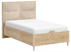 Študentská posteľ 120x200cm s úložným priestorom a usb cody - dub