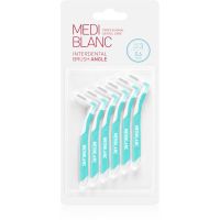 MEDIBLANC Interdental Pick-brush Angle međuzubna četkica 6 kom 0,6 mm Blue 6 kom