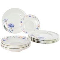 Novel JEDÁLENSKÝ SERVIS jemný kostný porcelán (fine bone china) keramika
